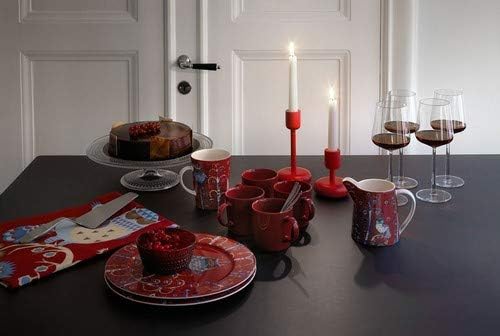 Iittala Taika Teller, Porzellan, 27 cm 27 cm Rood, 27 cm Rood
