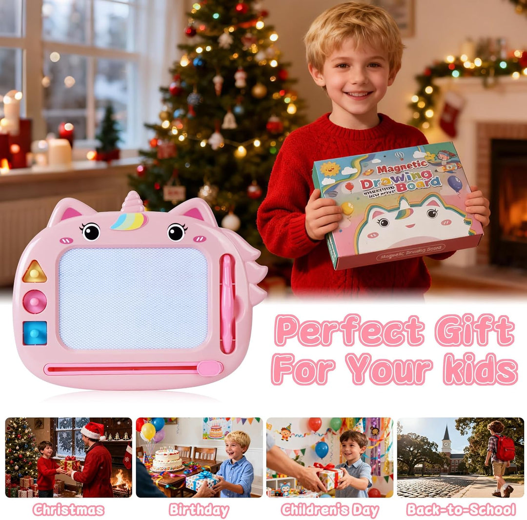 Maltafel Zaubertafel mit Beinen, Magnetische Zeichenbrett Lernspielzeug für Kinder Zeichentafel mit