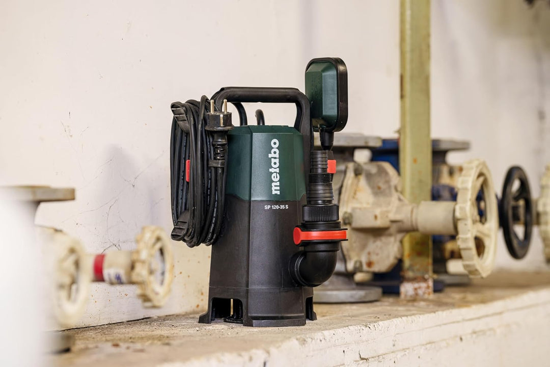 metabo Schmutzwasser‑Tauchpumpe SP 120‑35 S - 410 W, 12.000 l/h, 4.5 m Förderhöhe, bis 35 mm Korngrö