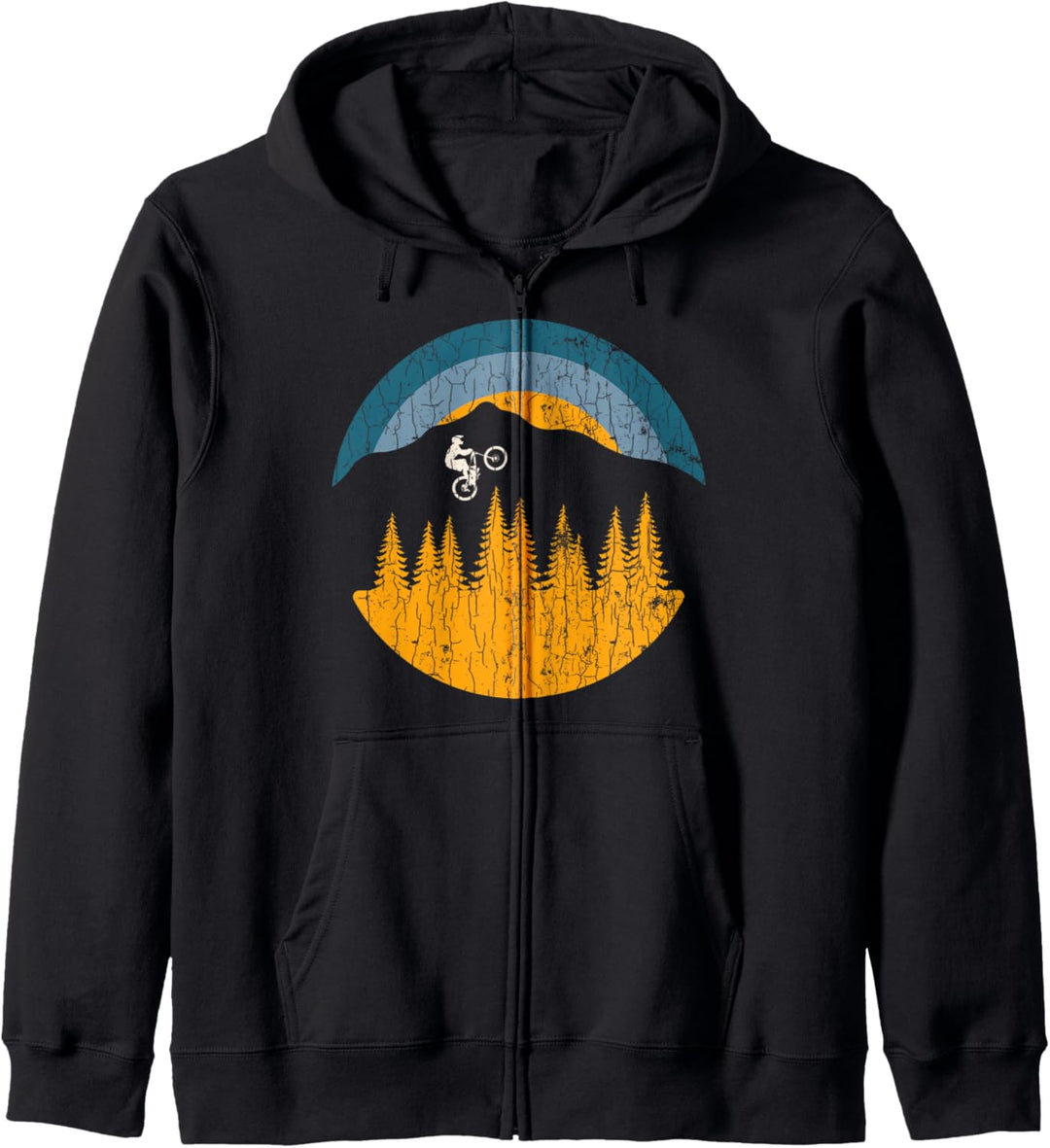 Mountainbike-Fahrradgeschenk für Sie mountain bike Kapuzenjacke