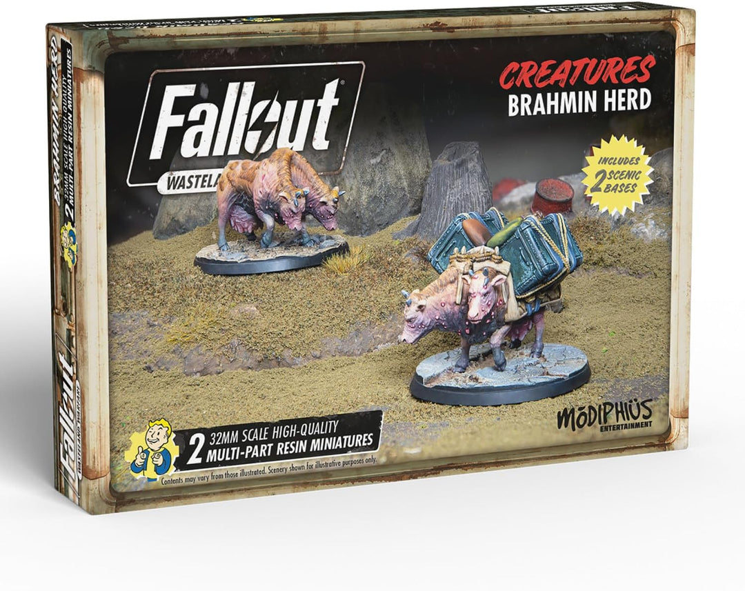 Fallout: Wasteland Warfare: Creatures Brahmin Herd