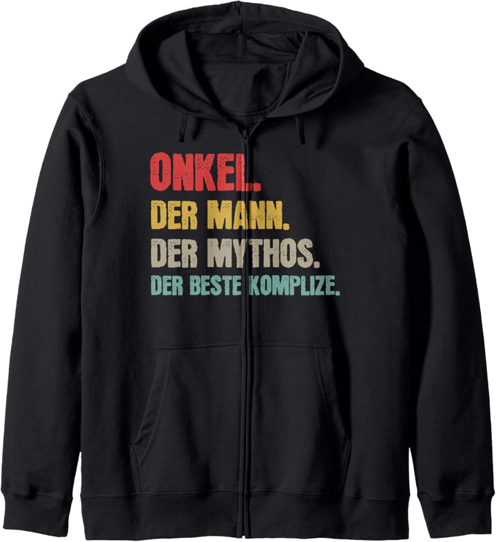 Onkel der Mann der Mythos Der beste Komplize Geschenk Kapuzenjacke