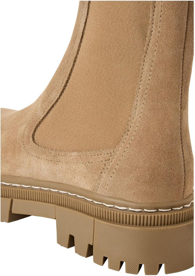 Tamaris Damen Klassische Stiefel, Frauen Stiefel,Wechselfussbett,Comfort Lining 37 EU Beige, 37 EU B