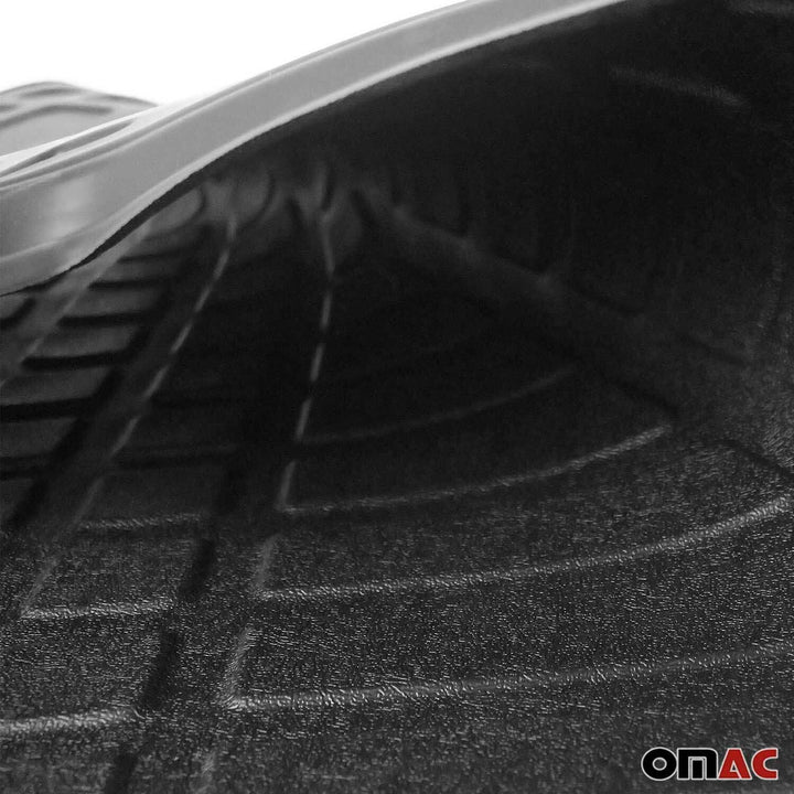 OMAC Kofferraumwanne Laderaumwanne kompatibel mit BMW 5er F07 2009-2016 Gummi TPE Schwarz Kofferraum