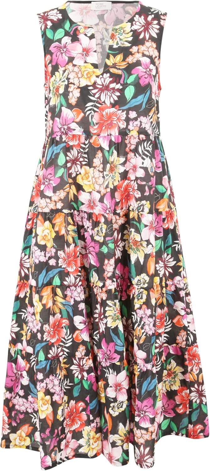 Robe Légère Damen Kleid 36 Black/Pink, 36 Black/Pink