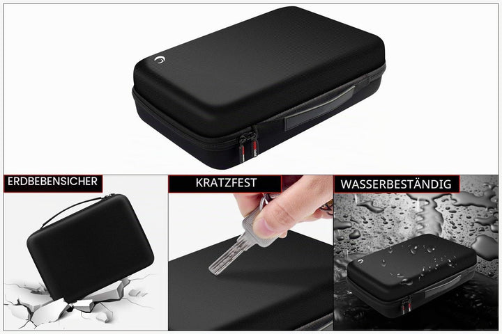 70 Ätherische Öle Tragekoffer Tasche Hält 5ml 10ml 15ml Flaschen mit Hartschale Aussen und Schaumsto