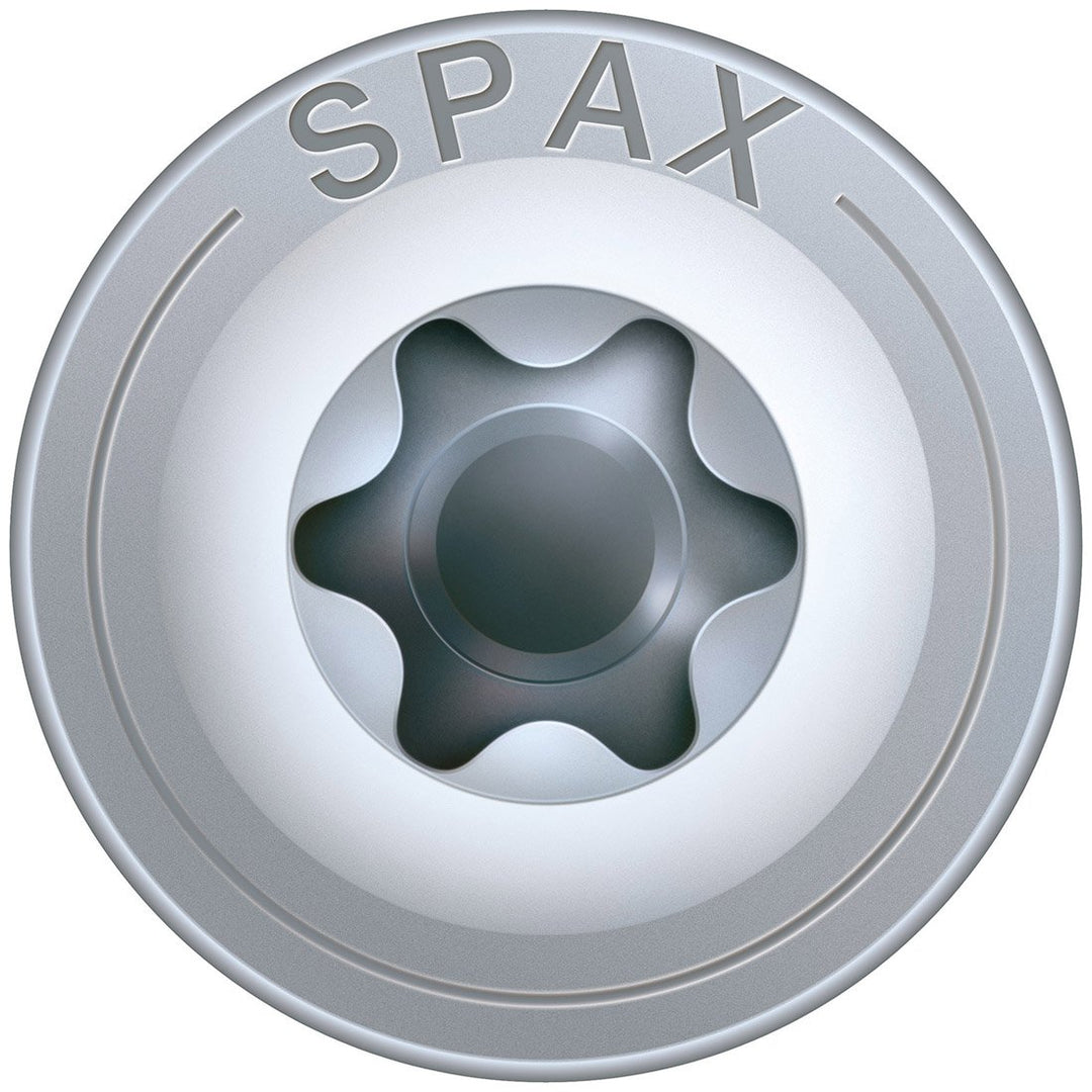 SPAX Holzbauschraube, 8,0 x 320 mm, 50 Stück, T-STAR plus, Tellerkopf, Teilgewinde, 4CUT, WIROX A3J,