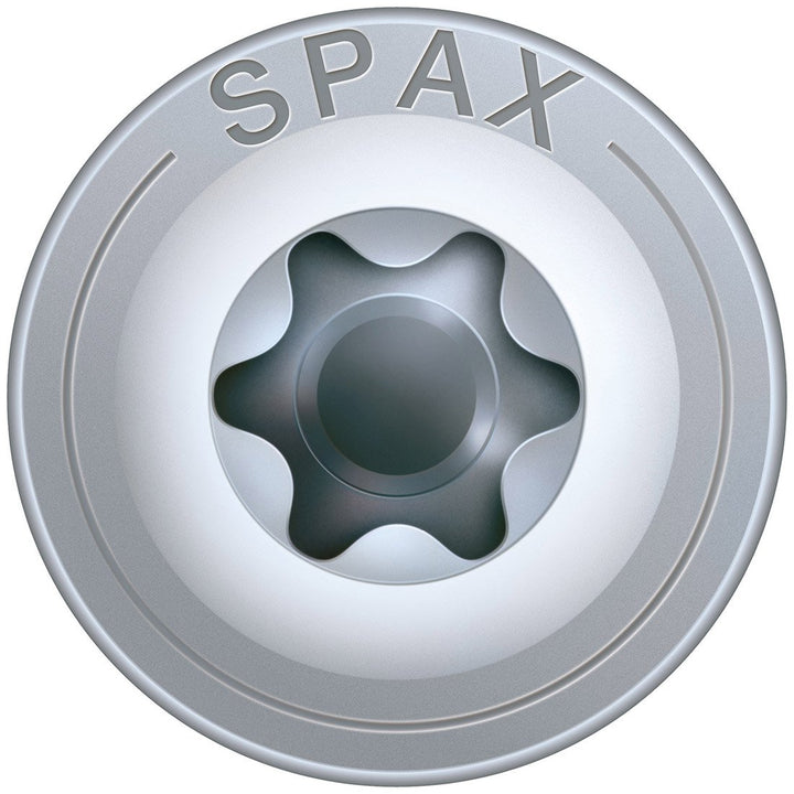 SPAX Holzbauschraube, 8,0 x 320 mm, 50 Stück, T-STAR plus, Tellerkopf, Teilgewinde, 4CUT, WIROX A3J,