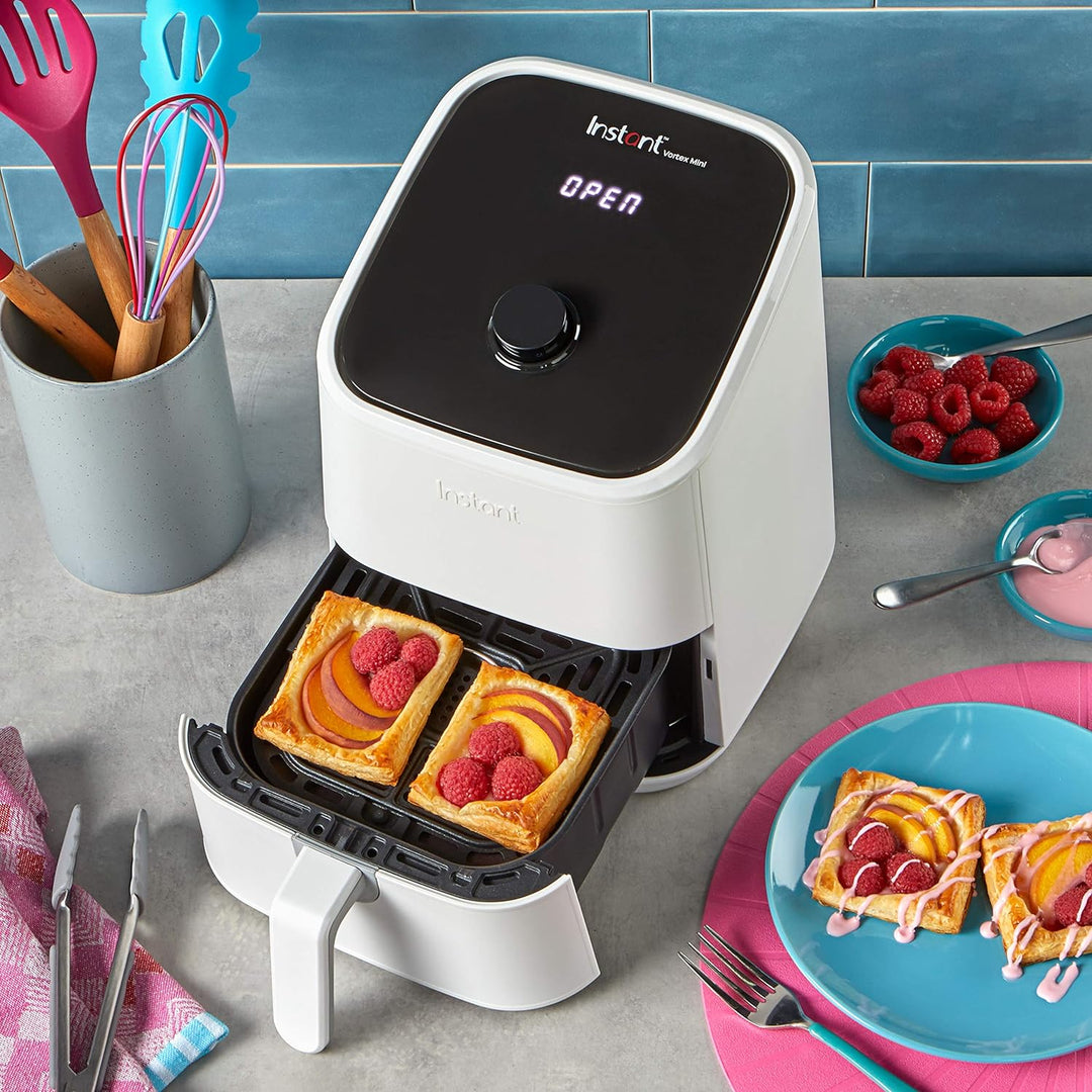 Instant Brands Vortex Mini 4-in-1- Heissluftfritteuse 1300W 2L mit Bratpfanne & Minibackofen - Gesun