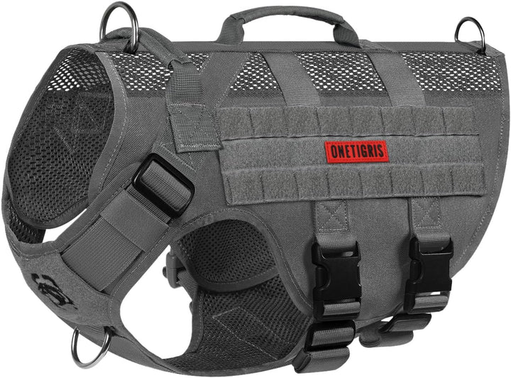 OneTigris No-Pull Hundegeschirr, AIRE MESH Einstellbar Sicherheitsgeschirr Ultra Atmungsaktiv für Gr