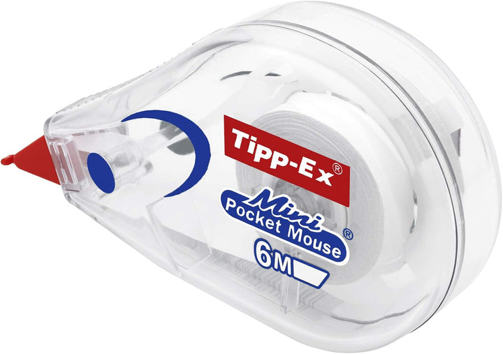 Tipp-Ex Korrekturroller Mini Pocket Mouse, 6m x 5mm, 10er Pack, Ideal für das Büro, das Home Office