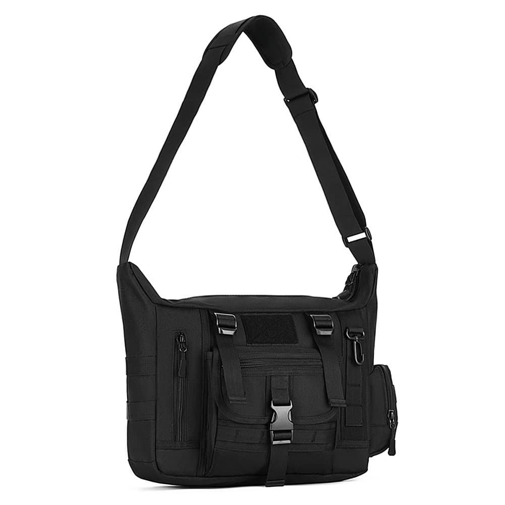 Huntvp Taktisch Schultertasche Militär Crossbody Bag Sling Tasche Wasserabweisend Umhängetasche Mess