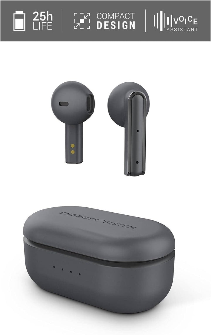 Energy Sistem Earphones True Wireless Style 4 Stone (Kopfhörer zum kabellosen Musikgenuss Kompaktes