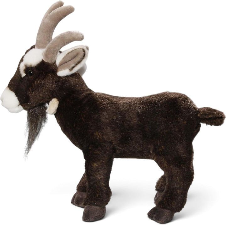 Carl Dick Ziege, Vierhornziege, Plüschtier, Kuscheltier ca. 30cm lang, 30cm hoch 2932 Zi - Braun, Zi