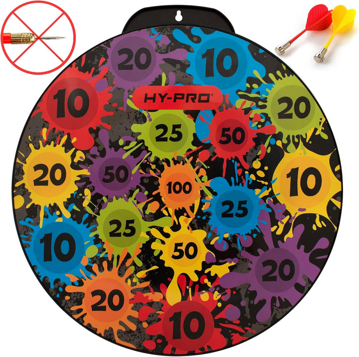 Hy-Pro Magnetisches Dartboard - Doppelseitig, sicheres Dartspiel, Dartboard für Kinder, 12 Darts, 4