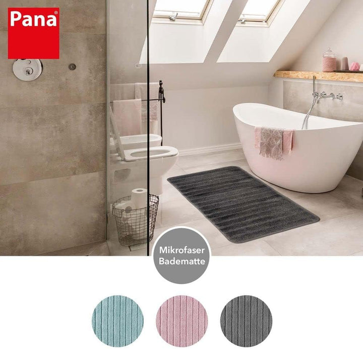 PANA Flauschige Badematte • Duschvorleger • Badezimmerteppich • Badteppich aus weichen Mikrofasern -
