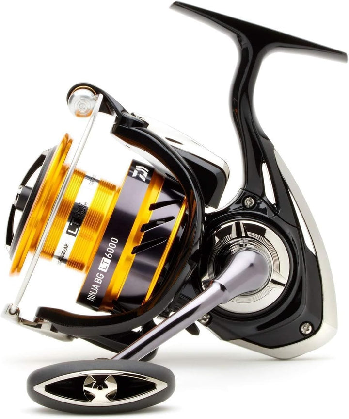 Daiwa 19 Ninja LT Schwarz/Gold Spinning Angelrolle - alle Modelle 2500