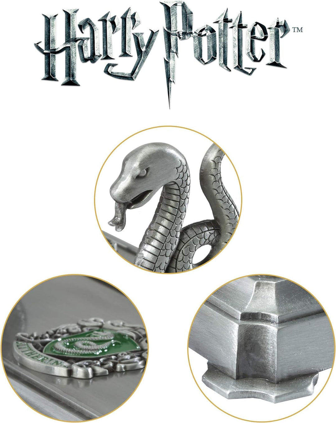 Harry Potter The Noble Collection Slytherin Wand Stand