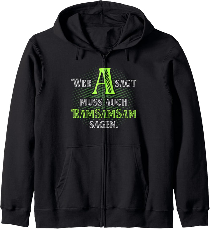 Wer A sagt muss auch Ramsamsam sagen, Kindergärtnerin Kita Kapuzenjacke