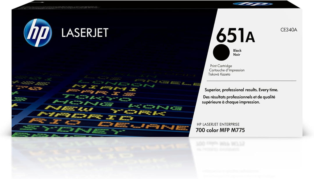 HP 651A (CE340A) Schwarz Original Toner für HP Laserjet Enterprise M775, Schwarz
