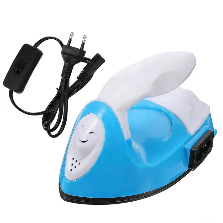 NOLITOY Mini Heisspresse Bügeleisen Tragbar Schnelles Vorheizen Gehäuse Heizplatte DIY Stoff Transfe