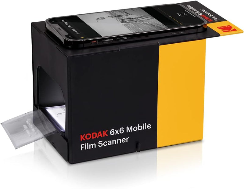 KODAK 6x6 Mobiler Filmscanner, konvertieren und speichern Sie 6x6 Dias und Negative [120 und 220 Fil