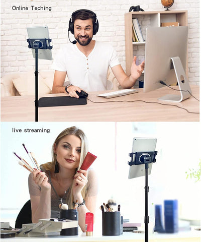 Raking Klappbares Bodenstativ für Tablets, für Ipad, Ipad Mini und weitere Geräte im Bereich von 17,
