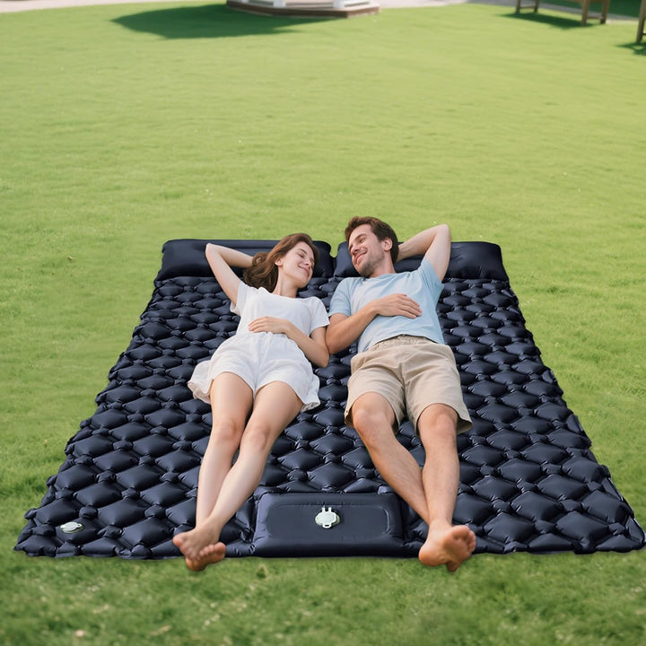 Renopfect Luftmatte Für Camping | 2-Personen Luftkissenmatratze Mit Kopfkissen,Leichtes &amp; Kompaktes