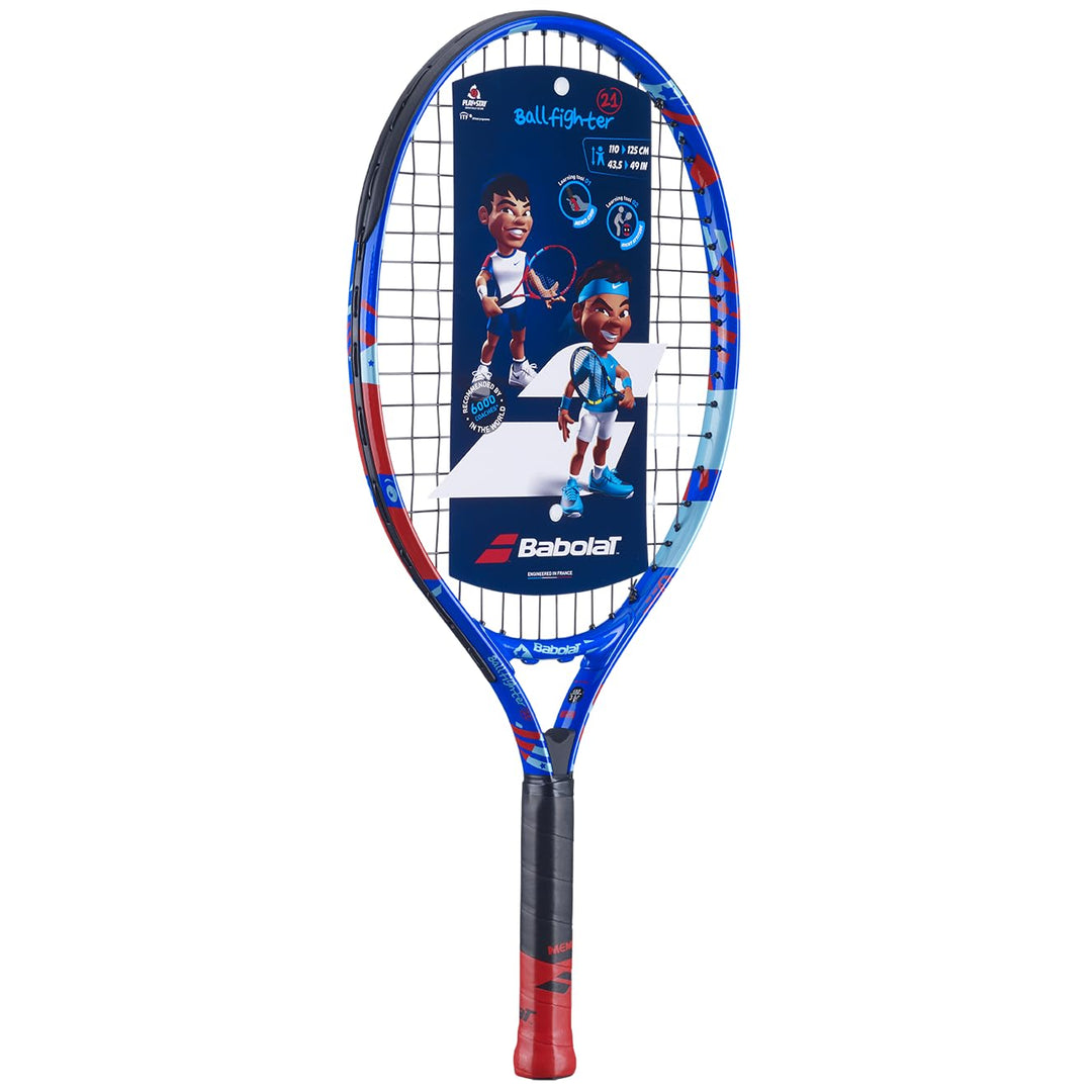 Babolat, Tennisschläger Modell Ballfighter, Grösse 17", Blau/Rot, Verbundmaterial, Ideal für Kinder,