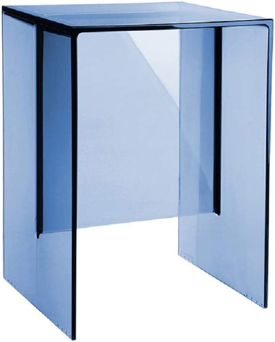 Kartell Max-Beam Hocker, Plastik, blau, 27 x 47 x 33 cm Blu Tramonto, Blu Tramonto