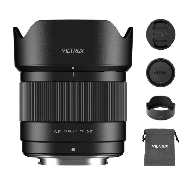 VILTROX AF 25mm F1.7 Objektiv für Fuji X-Mount, f/1.7 APS-C Autofokus-Mittelteleobjektiv, kompatibel