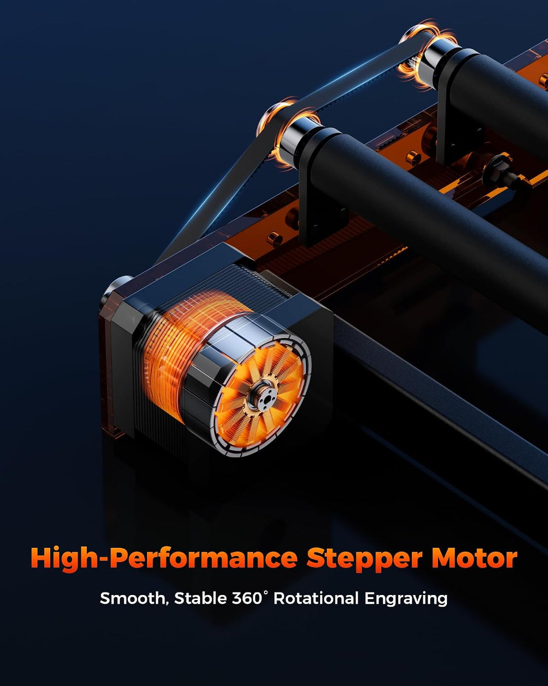 ACMER M3 Laser-Drehwalze, 360° Laser Rotary Roller für die Y-Achse zur Gravur zylindrischer Objekte,