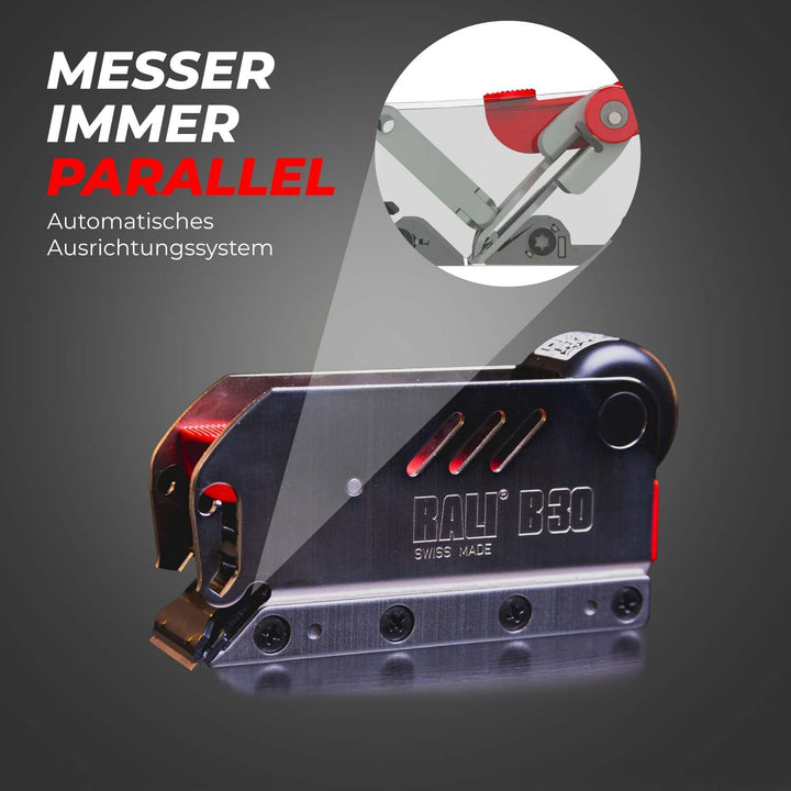 RALI B30 Evolution N Handhobel aus Holz für ein perfektes Finish bis in die Ecken, kein Nachschärfen