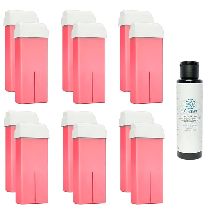 Roll-on Enthaarungswachs mit Fettlöslichkeit, 100 ml, Nachfüllpackung für Handstück, Wachserhitzer,