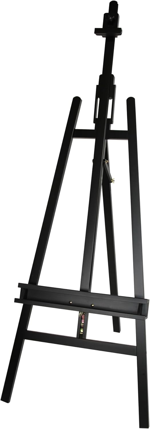 Paintersisters Akademie Staffelei ELBA, 66x230 cm klappbare Sitz- und Standstaffelei für Keilrahmen