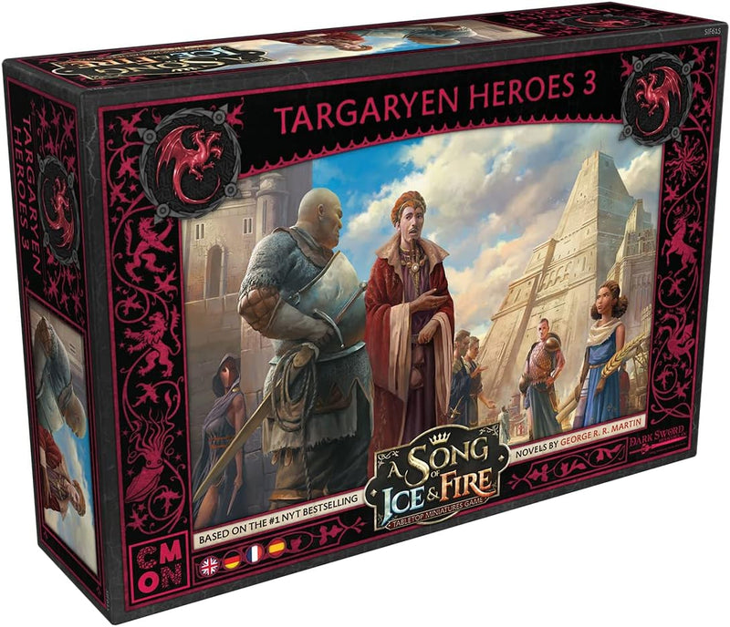 CMON | A Song of Ice & Fire – Helden von Haus Targaryen III | Erweiterung | Tabletop | 2 Spieler | A