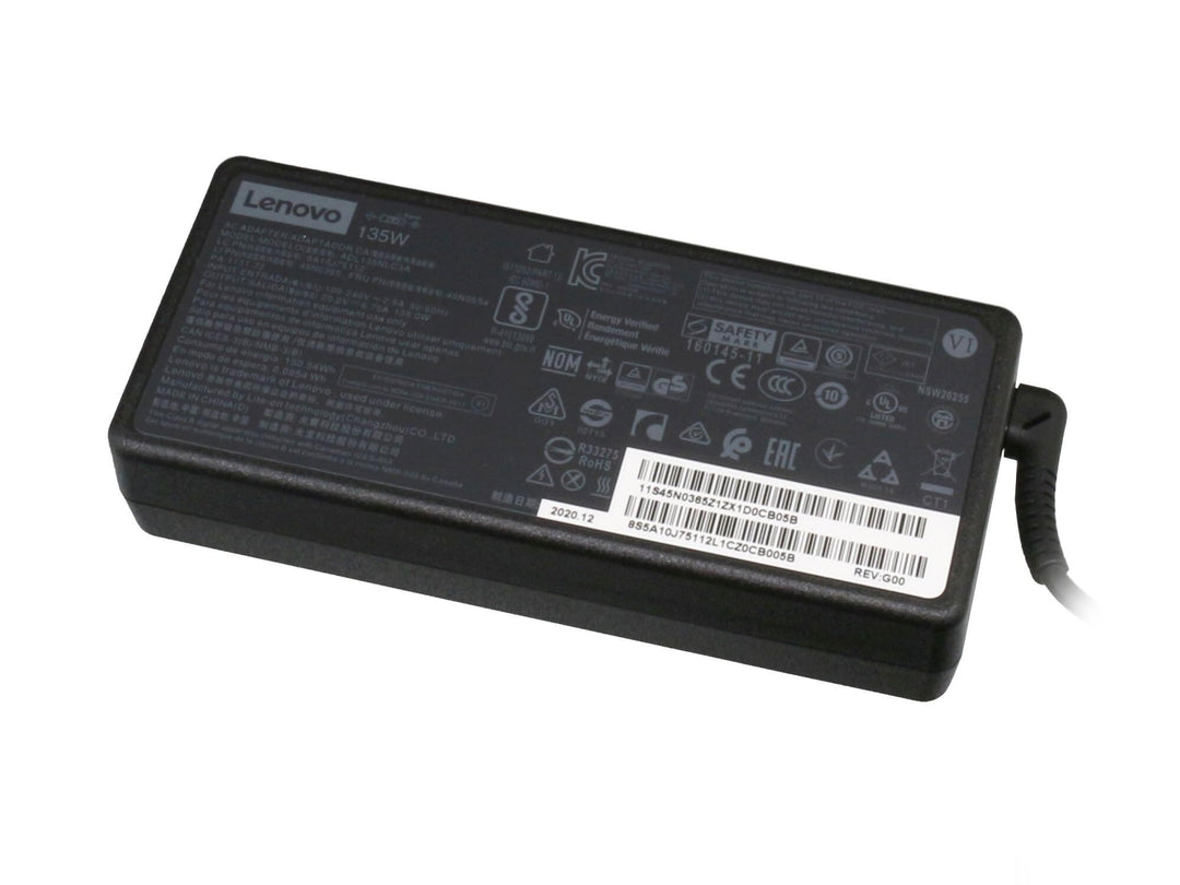 Lenovo 4X20E50562 Original Netzteil 135 Watt Lange Bauform für Y50-70, B40-30 (80F1), ThinkPad Edge