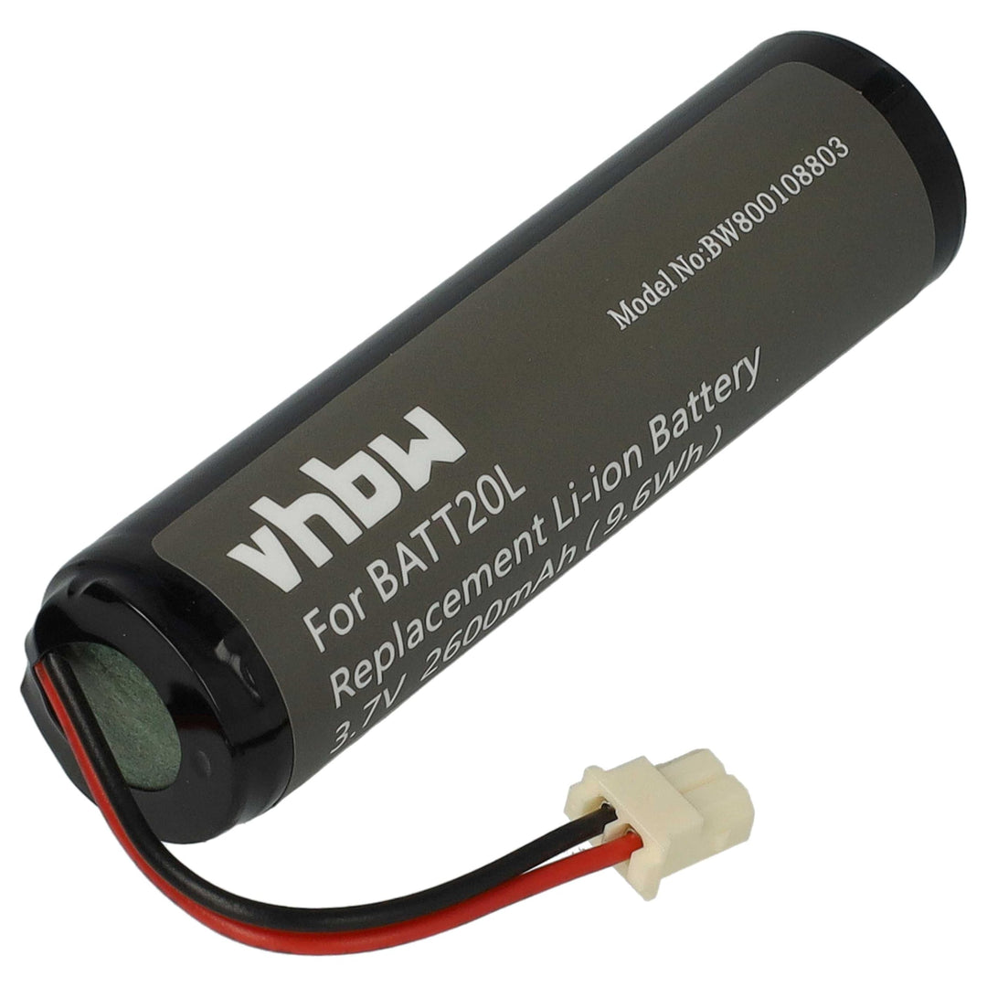 vhbw Akku kompatibel mit Midland ER200, ER300 digital Radio (2600 mAh, 3,7 V, Li-Ion)