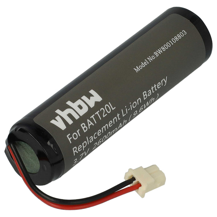 vhbw Akku kompatibel mit Midland ER200, ER300 digital Radio (2600 mAh, 3,7 V, Li-Ion)