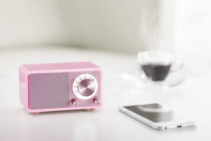 Sangean WR-7 tragbares Desktop-Radio (FM-RDS-Tuner, Bluetooth, AUX-In, integrierter Lautsprecher, Ak
