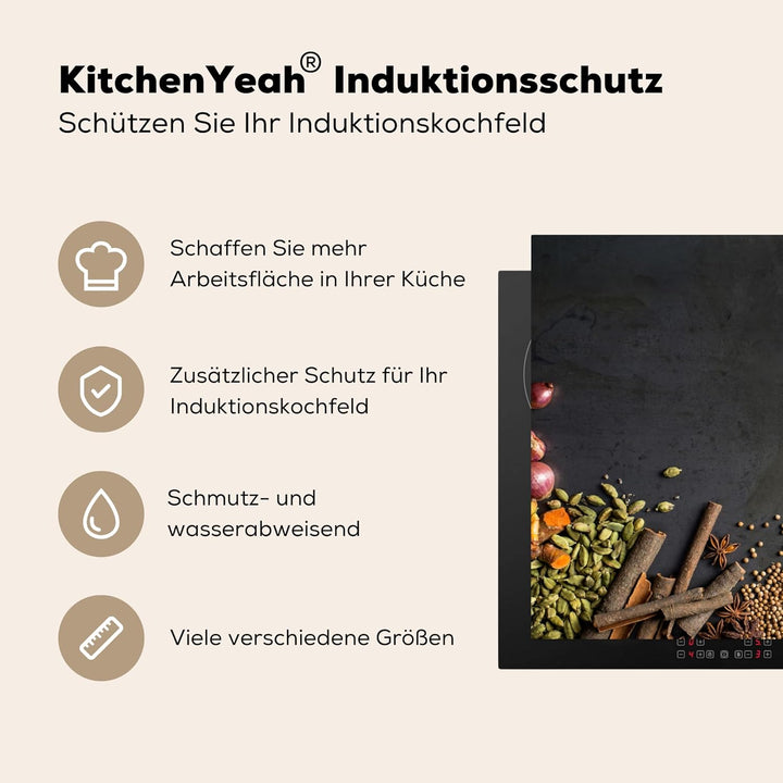 KitchenYeah© Herdabdeckplatte Einteilig Ceranfeld Abdeckplatte Küche Deko Ceranfeldabdeckung Herdabd