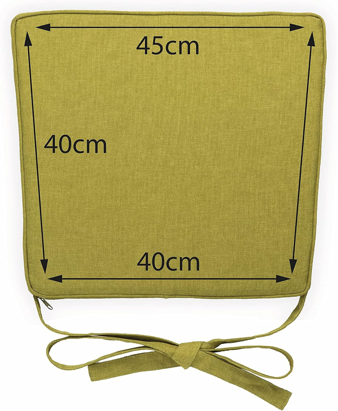 sunnypillow 4er Set Stuhlkissen 40 x 45 x 5cm | Polsterauflage Auflage für Stühle/Rattanstühle | Stu