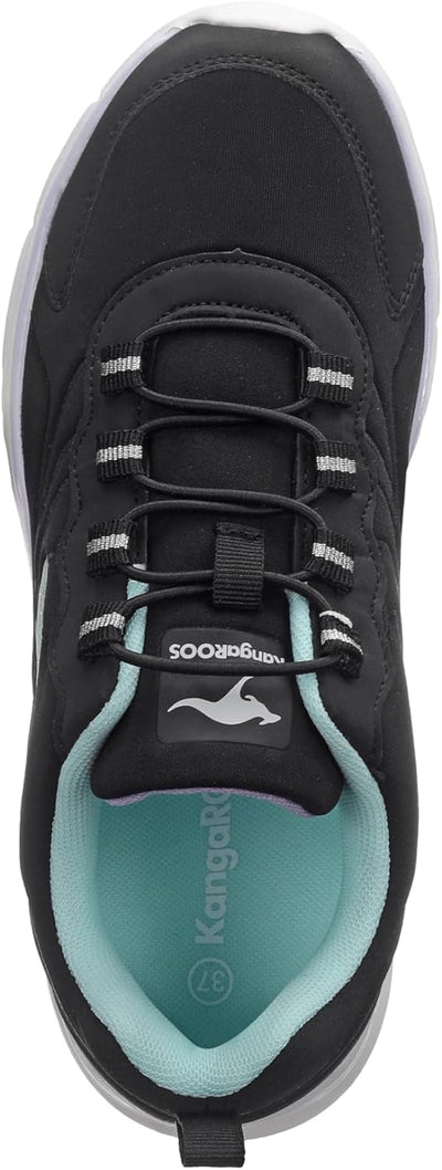 KangaROOS Damen Kj-Flex Sneaker 36 EU Charcoal Misty Lilac, 36 EU Charcoal Misty Lilac