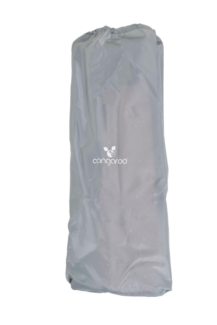 Cangaroo Bettschutzgitter Leinen 130 cm Bettgitter Rausfallschutz Front klappbar grau, grau