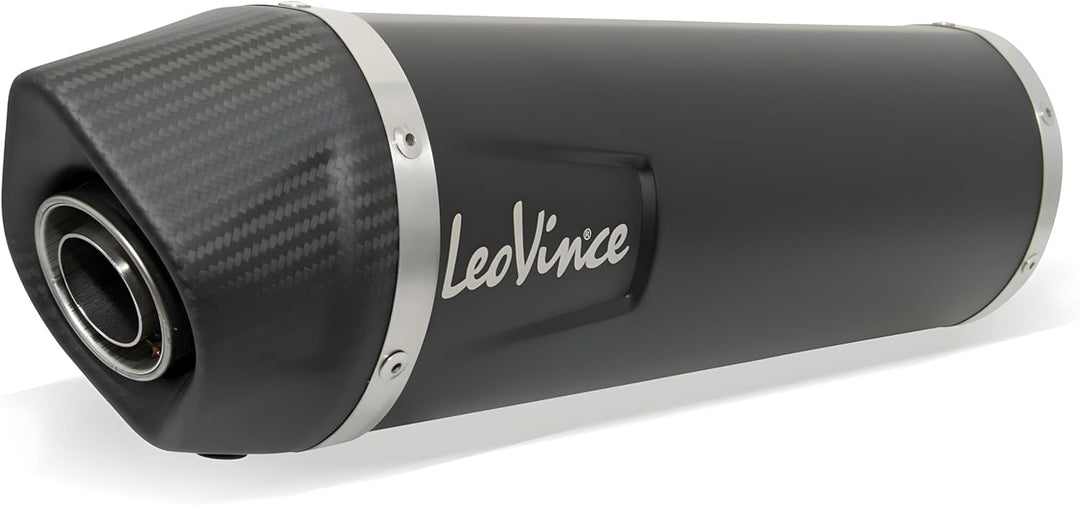 Endschalldämpfer/Auspuffanlage LeoVince SLIP-ON SBK LV ONE EVO Black Edition, Edelstahl schwarz, Car