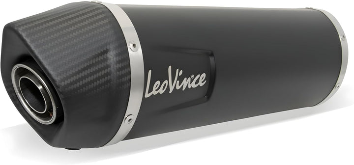 Endschalldämpfer/Auspuffanlage LeoVince SLIP-ON SBK LV ONE EVO Black Edition, Edelstahl schwarz, Car