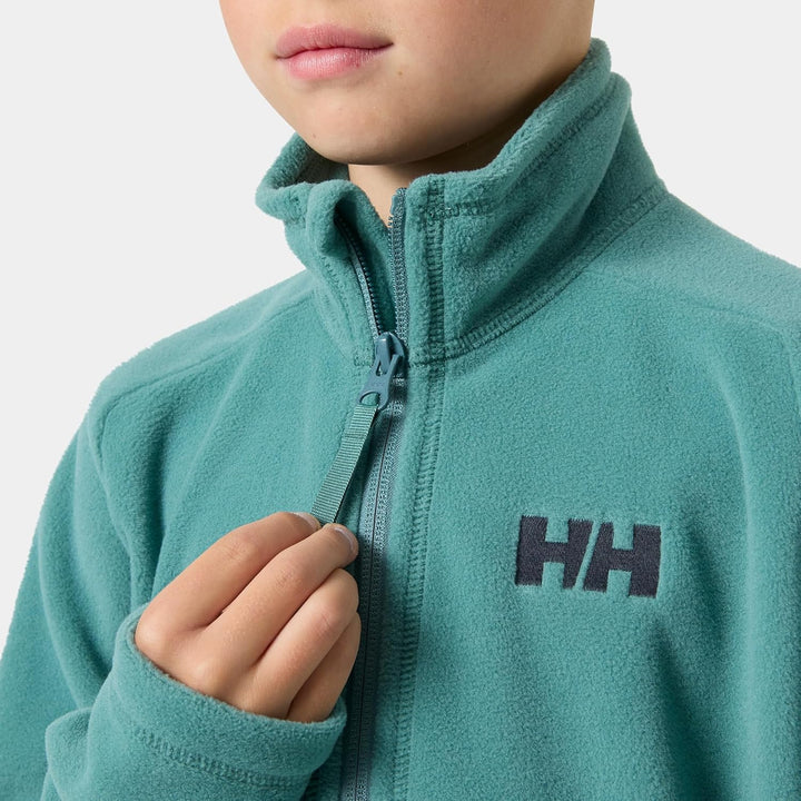Helly Hansen Unisex Junior Champ 1/2 Zip Midlayer Pullover 9 Jahre Grün, 9 Jahre Grün