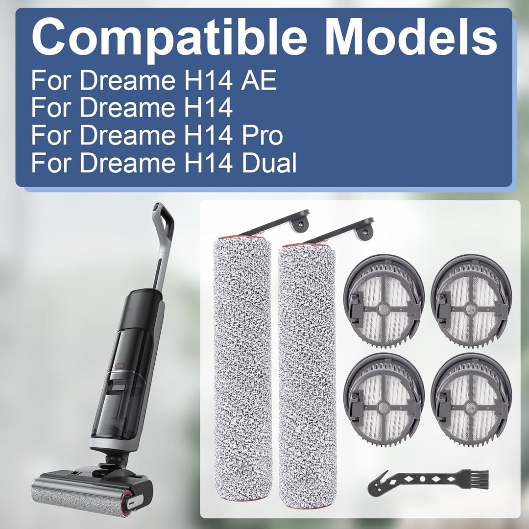 Bürstenrolle Filter Ersatzteile für Dreame H14 AE / H14 / H14 Pro / H14 Dual Nass- und Trockensauger