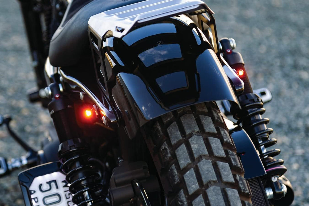 Kellermann 200-273 200–273 Bullet Atto RB Rücken –/breakelight by, schwarz, Glas klar 1 Stück