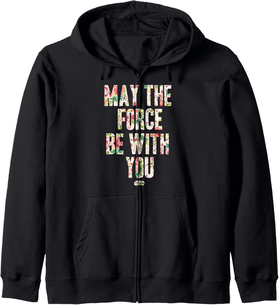 Star Wars May The Force Be With You Floral Pattern Kapuzenjacke